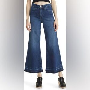 Frame Denim Le Palazzo Crop Released Hem in NAPOLI